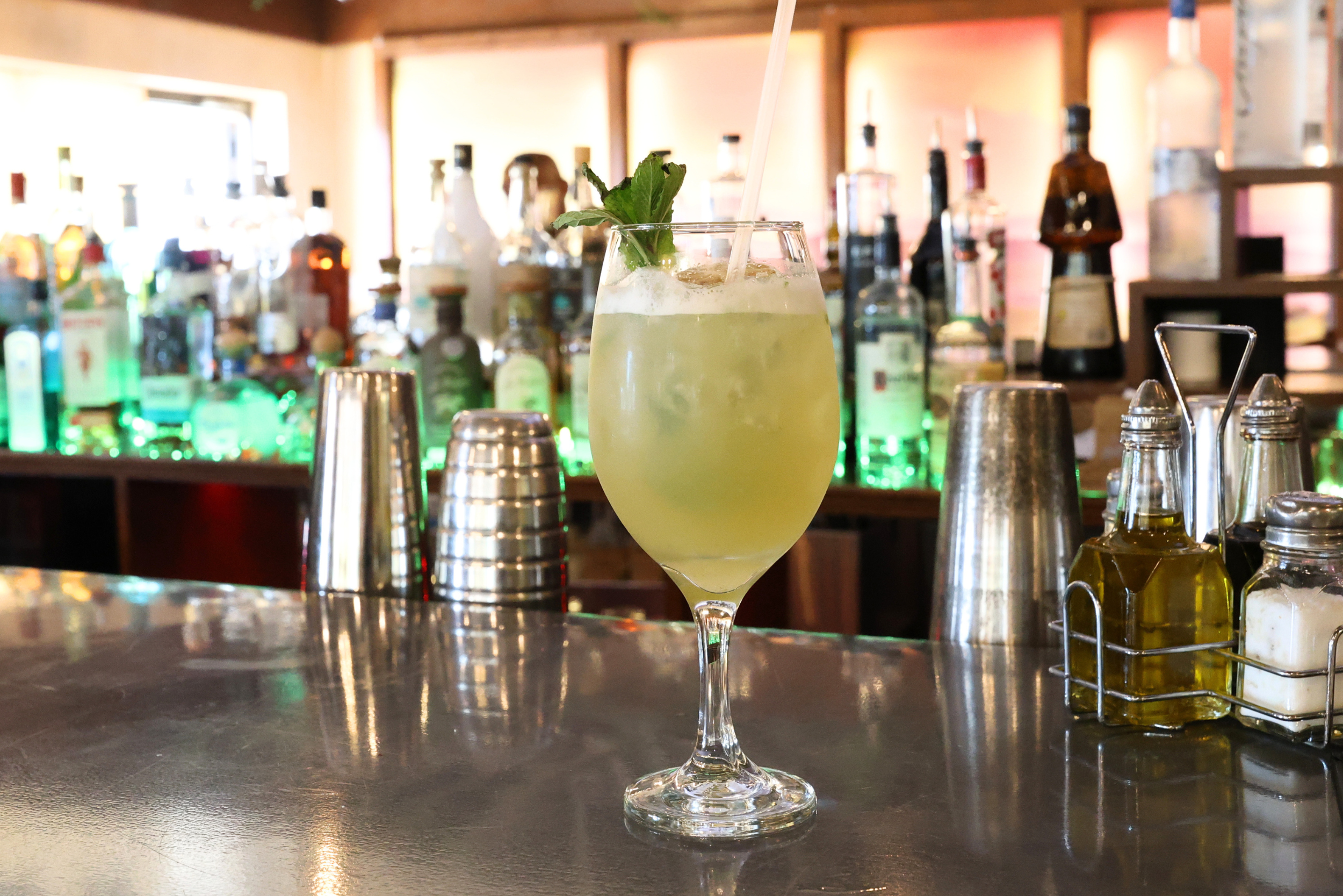 Craft cocktail at the bar